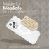 Sonix Magnetic Silicone Suction Cup Phone Mount for iPhone, Compatible with MagSafe - Off White