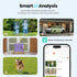Techage 2K 2-Way IP66 Security Cameras Wireless Outdoor, Battery Powered WiFi Cameras for Home Security with AI Motion