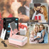 JTEMAN Gifts for Women, Cell Phone Stand with Bluetooth Speaker and Light, Portable Lanyard, Unique Birthday Gift Ideas