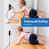LIDER Flat-Face Outlet Extender: 3 Receptacles, Ultra-Thin Wall Plate Plug with 3-Outlet Power Strip, 2 Pack
