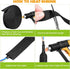 Annbes Hardware 26 Ft-3/8 Inch 2:1 Heat Shrink Wire Loom Braided Cable Sleeves,Heat Resistant Fabric Woven Shrink