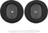 Geekria Sport Cooling Gel Replacement Ear Pads for Audeze Maxwell Wireless Headphones, Black Mesh Fabric Ear Cushions