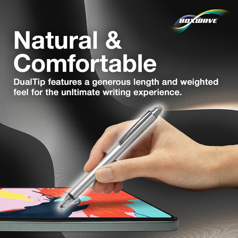 BoxWave Cozyla (15.6 Stylus Pen Compatible with Calendar+ in) - DualTip Capacitive Stylus, Fiber Tip Disc Tip