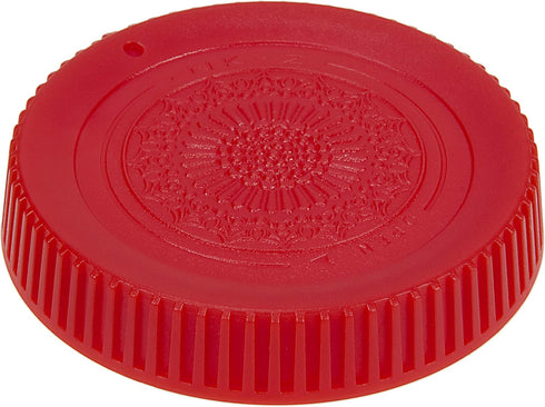 Fotodiox Designer Red Rear Lens Cap for Nikon Z Lenses - Compatible with Nikon Z-Mount Lenses and Adapter Mounts (Replaces Nikon LF-N1 Rear Lens Cap) - Plastic