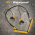 Hmusic Wireless Bluetooth Neckband Headphones, 50H~80H Playtime, IPX7 Waterproof Earphones for Jobsite, Sports, Yellow
