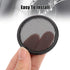 X AUTOHAUX 2pcs 1.5" Black Audio Speaker Cover Mesh, Subwoofer Grill Horn Guard Protector