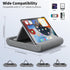 CreaDream 4-13" 11, 13, Tablet Pillow Stand, Foldable Tablet Holder for Lap, Bed and Desk, Soft Pillow Pad with Pocket