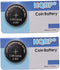 HQRP 2-Pack Battery Compatible with Varta LIR1454, Bose Soundport Free, B&O Beoplay E8, Samsung Gear