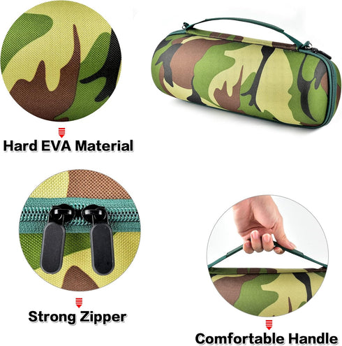 Hard Travel Case for JBL Charge 4/Charge 5 Waterproof Bluetooth Speaker, Carrying Storage Bag Fits Charger and USB Cable