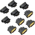 DVI to HDMI Adapter 10-Pack, Bidirectional Female HDMI to DVI-D(24+1) Male Adapter with Gold-Plated for Various Devices