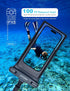 wellhouse Waterproof Phone Pouch, Waterproof Case for iPhone 15/14/13/12 Pro Max XS, IPX8 3D Cellphone Dry Bag,