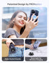 PROfezzion Silicone Suction Phone Case Magnetic Mount for iPhone 15/14/13/12 MagSafe Case & All Phones, Long-lasting