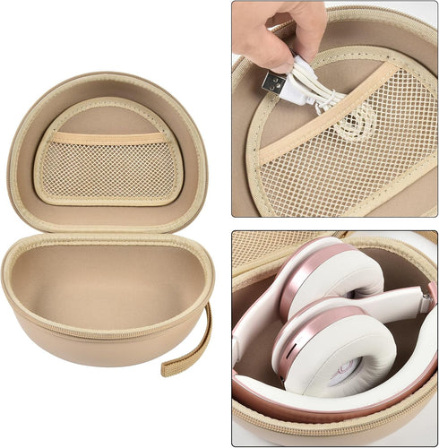 Headphone Case for TOZO HT2, Picun P26, Beats Studio Pro, Beats Solo3, Extra Large Foldable Bluetooth Wireless Headset