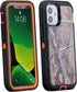 WallSkiN Case for iPhone 12 Mini (5.4"), Heavy Duty Full Body Military Grade Drop Protection Holder