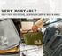 Electronics Organizer - Waterproof Travel Case (Black) for Accessories