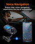 Upgraded Bluetooth FM Transmitter for Car, Wireless Radio Adapter Kit with 1.8" Color Display, Hands-Free Call, USB
