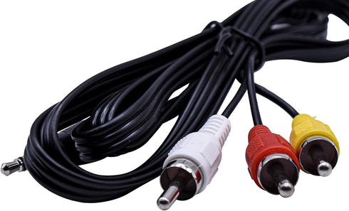 GR-D22US GR-D244US GR-D250US GR-D270US GR-D271US GR-D275US HQRP AV Audio Video Cable/Cord Compatible with JVC Camcorder