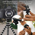 TALK WORKS Flexible Tripod for iPhone, Android, Camera - Adjustable Stand Holder with Mini Wireless Remote