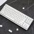 135 Keys PBT Japanese Keycaps, Cherry Profile DYE-Sub White Theme Minimalist Style for Mechanical Keyboard