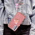 Samsung Galaxy A52 5G Case by nancheng, Cute Slim TPU Silicone with Kickstand, Bling Diamond Ring & Strap (Rose Gold)