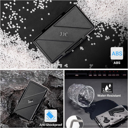 36 Slots Memory Card Case, Water-Resistant Anti-Shock Wallet for 24 Micro SD SDXC SDHC TF Cards and 12 SD SDXC SDHC