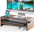 Marbrasse 16.5 Inch Monitor Stand, 2 Tier Computer Monitor Riser with Printer