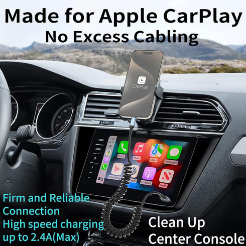 Coiled USB C Cable, 2Pack Retractable USB C Charger Cable Car Play iPhone 15 Car Charger Cord 3ft USB Type C Charger Cable Fast Charging Cord for iPhone 15, Samsung Galaxy S23, Google Pixel, Moto G53