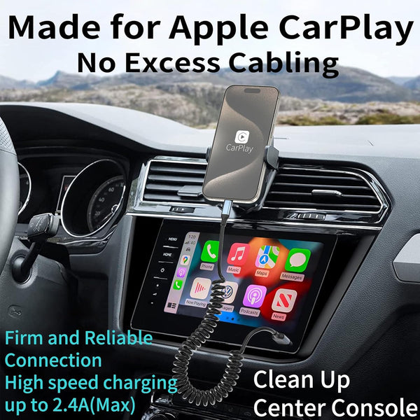 Coiled USB C Cable, 2Pack Retractable USB C Charger Cable Car Play iPhone 15 Car Charger Cord 3ft USB Type C Charger Cable Fast Charging Cord for iPhone 15, Samsung Galaxy S23, Google Pixel, Moto G53