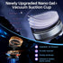 KOSOKO 360 17 16 15 14 Nano Gel Suction Cup Car Mount, Magnetic Phone Holder for Your Car/Gym/Shower, Rotating Foldable