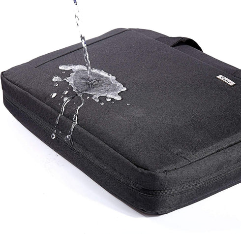 Voova 16 15.6 15 Inch Laptop Bag Case, Expandable Computer Shoulder Messenger Bag Waterproof Carrying Case with Tablet