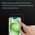 iPhone 15 Back Screen Protector + 2 Front Protectors + Camera Lens Protector, 9H Hardness, Ultra HD, Anti-Scratch -
