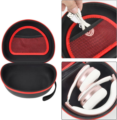Headphone Case for TOZO HT2/Picun P26/Beats Studio Pro/Solo3/Studio3 On-Ear Headphones, Extra Large Foldable Bluetooth