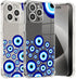 Roemary Eyes Case for iPhone 11, Blue Eyes Design with Screen Protector, Soft TPU Protective Case