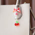 Cute Strawberry Cherry Phone Charm, Delicate Y2K Kpop Aesthetic Charm for Phone Bag Keychain Airpods Decor