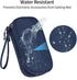 Travel Cable Organizer, Electronics Accessories Bag for Charger, Phone, Memory Card, Travel Gadget Bag, Blue