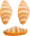 jojofuny 3pcs Realistic Fake French Croissant Bread Model Set for Kitchen and