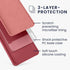 kwmobile Case Compatible with Google Pixel 7 Case - TPU Silicone Phone Cover with Soft Finish - Dark Rose