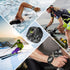 Hensinple Waterproof Case for Apple Watch Band 45mm Series 8/7 with Built-in Screen Protector, IP68 360 Full Protective