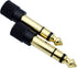 Audio Adapter 6.35mm Male to 3.5mm Female Stereo Headphone Connector, Gold Plated, 2 Pack