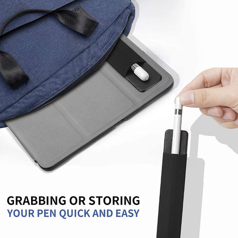 BoxWave Stylus Pouch, Stylus PortaPouch for Apple iPhone 12 Pro Max, Stylus Holder Carrier, Jet Black