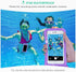 Universal Waterproof Case - 2-Pack IPX8 Phone Lanyard Pouch Dry Bag for iPhone 15 14 13 12 11 Pro Max Plus