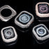 Tensea 2 in 1 Waterproof Case for Apple Watch Ultra2/Ultra 49mm, Hard PC Diamond Bumper with Tempered Glass Film, Bling