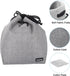 PATIKIL Soft Drawstring Lens Case, Lens Pouch Bag with Cotton Pad, 5.91" x 3.94" Thick Fleece Cloth