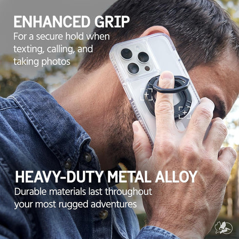 Pelican 3-in-1 Magnetic Phone Grip with Phone Stand and Bottle Opener - Rotatable and Removable for MagSafe Accessories