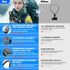 Magnetic Neck Phone Holder for Recording, 360° & 180° Rotation Tripod for iPhone 12-15 Series and Android Phones
