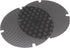 Black Motorcycle Mesh Rear Passenger Speaker Grille Covers for Harley Road Glide, Street Glide, Electra Glide Ultra,