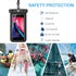 Floating Waterproof Phone Pouch with Lanyard and Armband for Motorola Moto G Power, G Stylus, G Play, Black