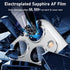 UniqueMe Camera Lens Protector for iPhone 13 Pro/Pro Max - Silver, Metal Ring, Strong Drop Protection, Tempered Glass.