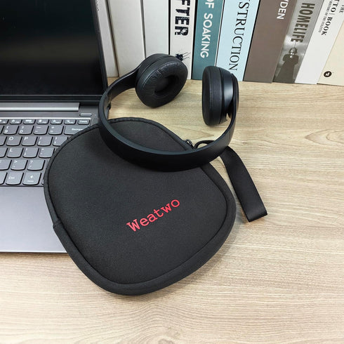 Headphone Storage Bag for Travel Carrying Lightweight Case for Foldable Over Ear Headphones/Neckband Earbuds