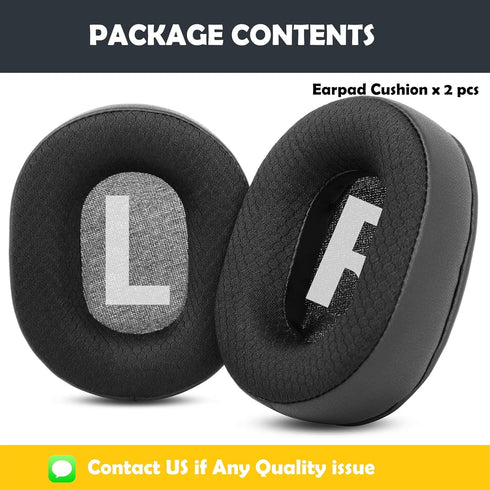 Durable Replacement Earpads Cushions for Sony WH-L600/MDR-7506/MDR-V6 Headphones, Breathable Fabric Foam Ear Pads